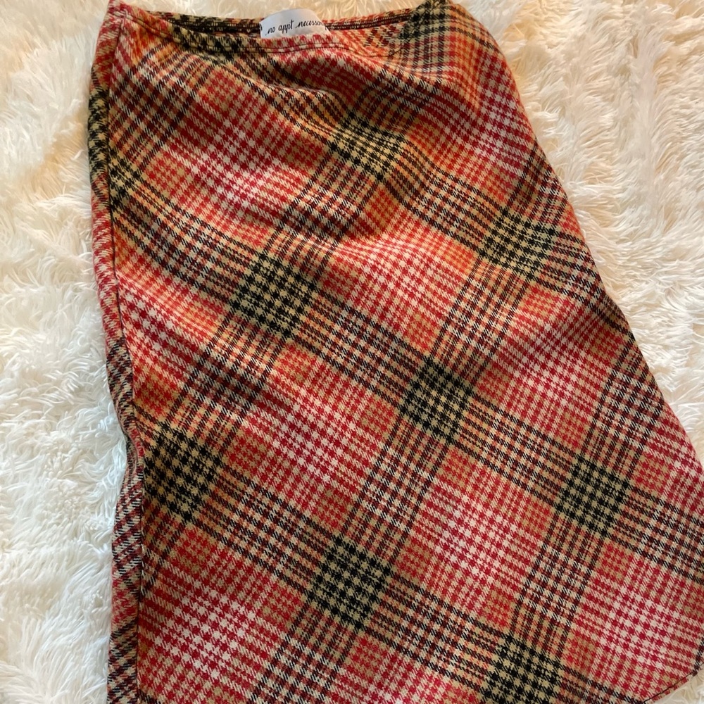 Vintage plaid skirt